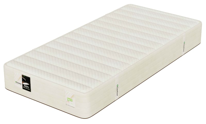 EVERGREEN 100% Certified Organic 10" Medium Firm Latex Mattress - Twin XL