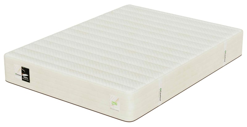 EVERGREEN 100% Certified Organic 10" Firm Latex Mattress - Queen