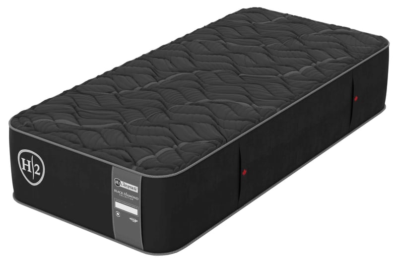 SPRINGWALL® H2 Black Chiropractic® 14" Firm Tight-Top Mattress - Twin XL