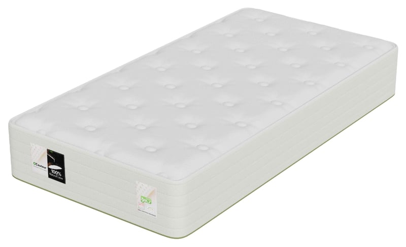 EVERGREEN™ 12" Medium-Firm Organic Latex Foam Mattress - Single/Twin