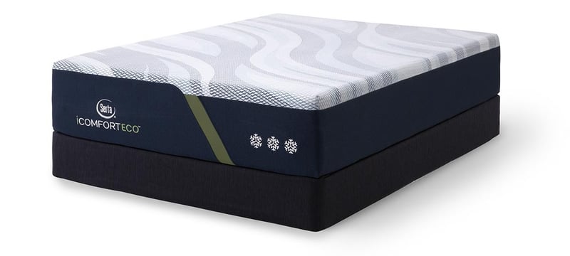 OPEN BAG - SERTA® iComfort ECO™ Latex 14" Firm Memory Foam Mattress - Queen