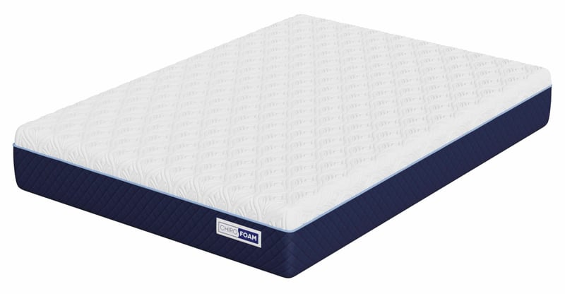 CHIROFOAM™ 12" Luxury Firm Memory Foam Mattress - Double/Full