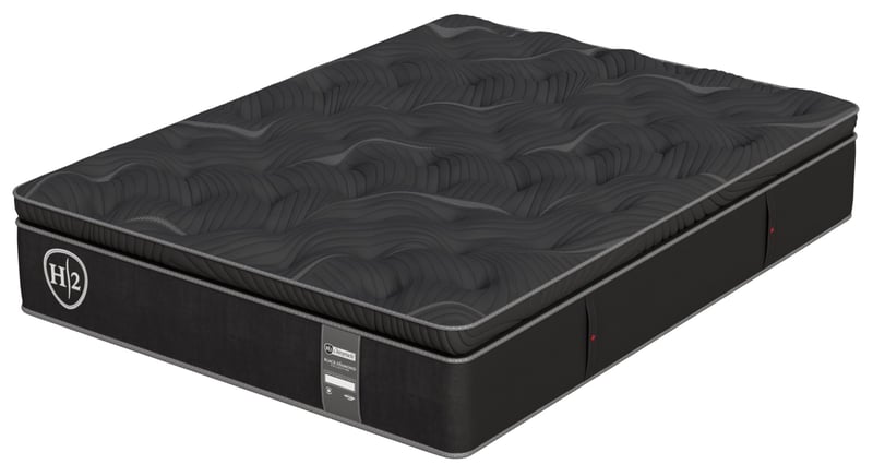 Springwall H2 Black Chiropractic 16" Ultra Plush Pillow Top Mattress