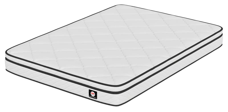NM 8" Medium Firm Euro-Top Foam Mattress - Double/Full