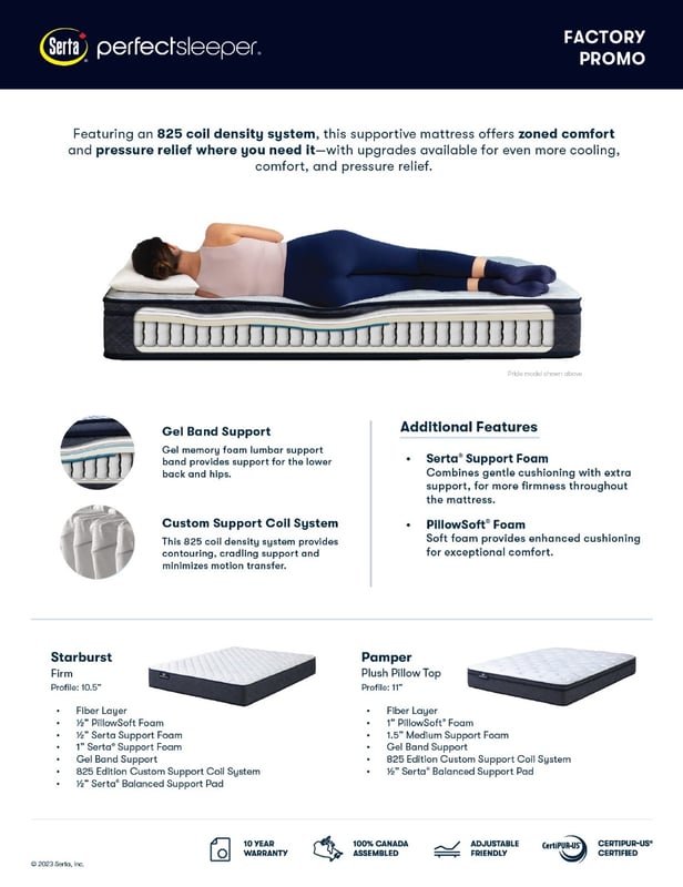 SERTA Perfect Sleeper Tight Top Firm Mattress 23 - Spec 2