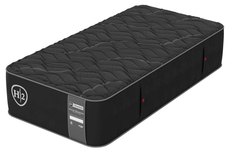 SPRINGWALL® H2 Black Chiropractic® 14" Firm Tight-Top Mattress - Single/Twin
