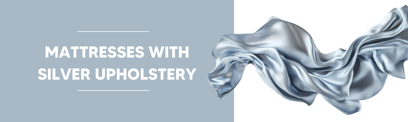 Plush - Silver Mattresses — Filter by Top Panel & Border Colour