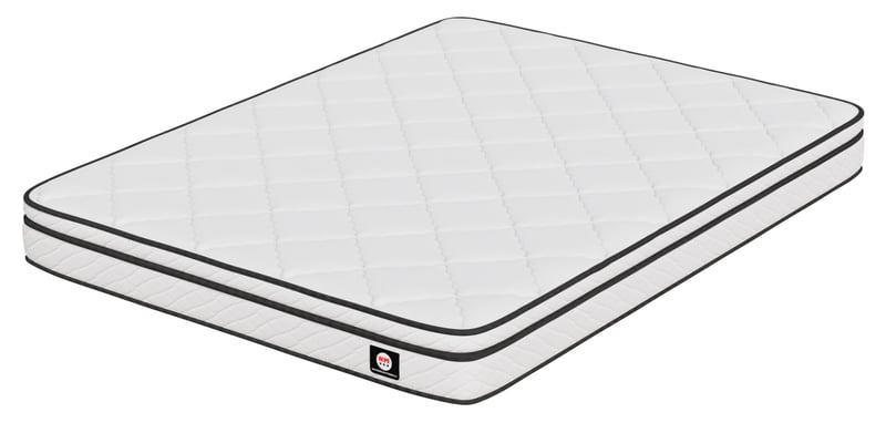 NM 8" Medium Firm Euro-Top Foam Mattress - Queen