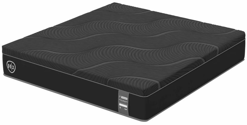 SPRINGWALL® H2 Black Chiropractic® 16" Ultra Plush Hybrid Mattress - King