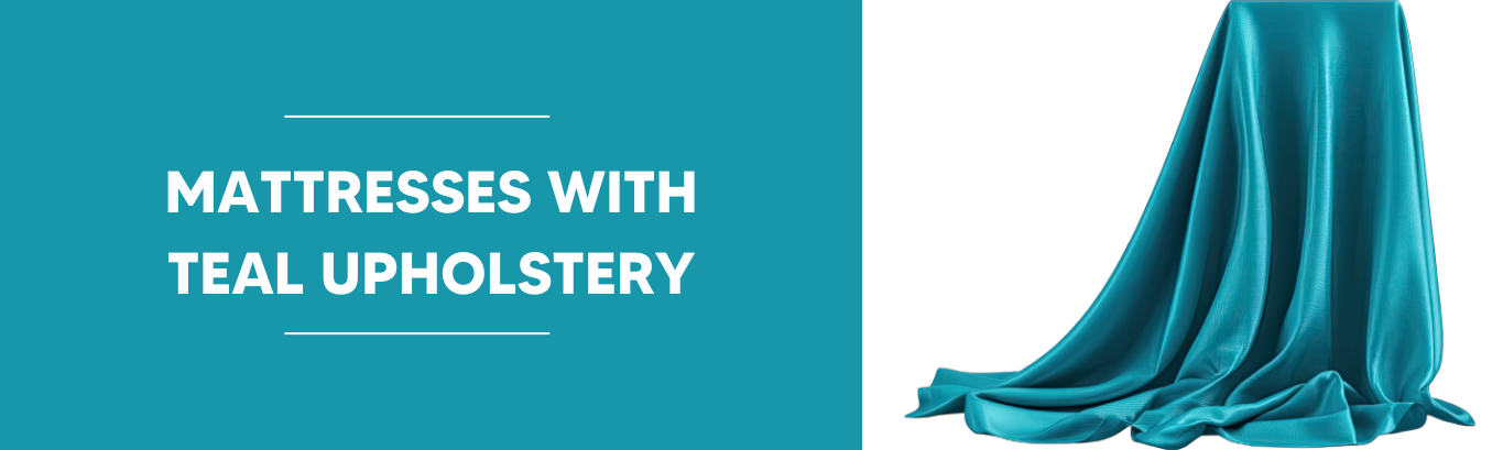 Clearance Mattresses - Teal Mattresses — Filter by Top Panel & Border Colour