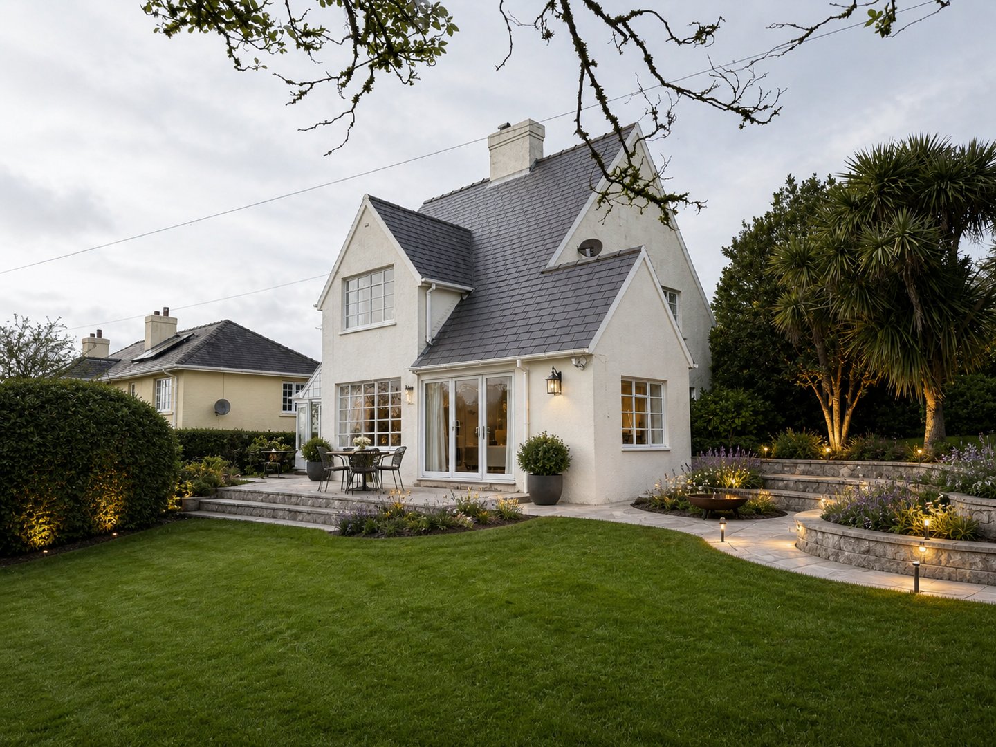 Home exterior after AI redesign