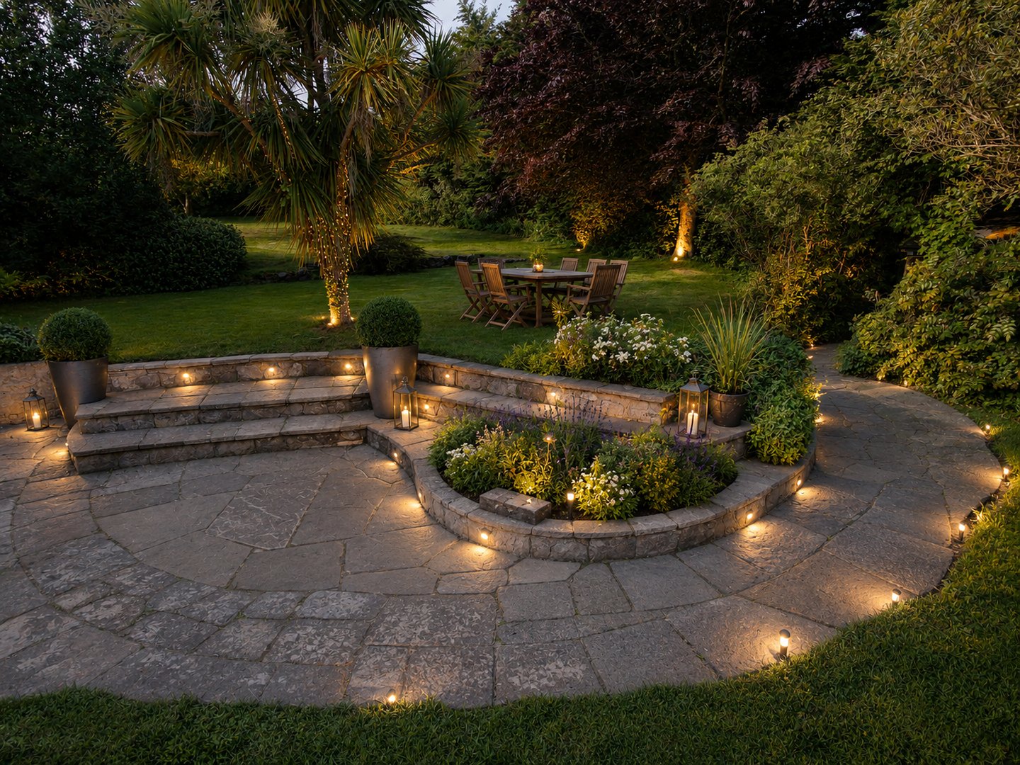 Patio after