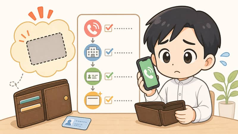 紛失時に必要な手続き