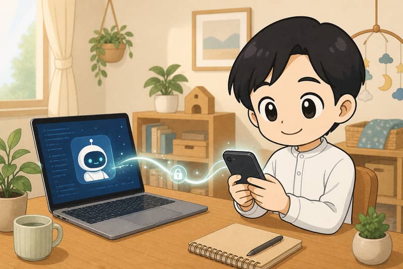 スマホから自宅のMacで動くCodexへリモート接続する