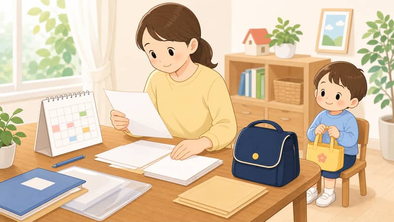 願書と説明会の準備