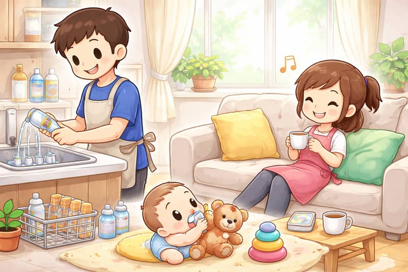 妻の負担を軽減できた