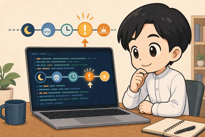 pmsetログからスリープ原因を確認する