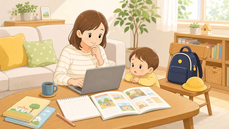 幼稚園入園を調べ始める家庭