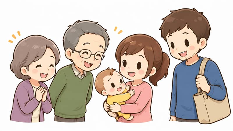 祖父母に見せる機会が増えた