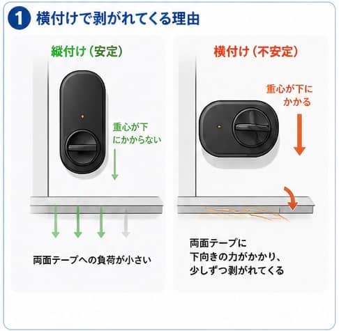 横付けで剥がれる理由