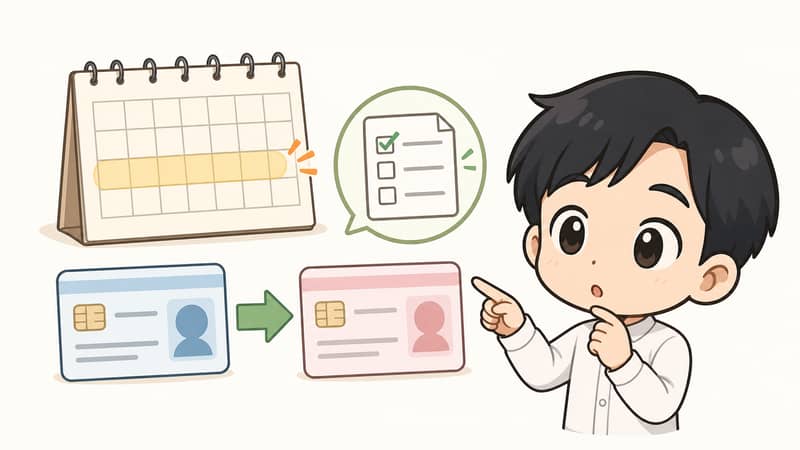 カード更新時の引継ぎ確認
