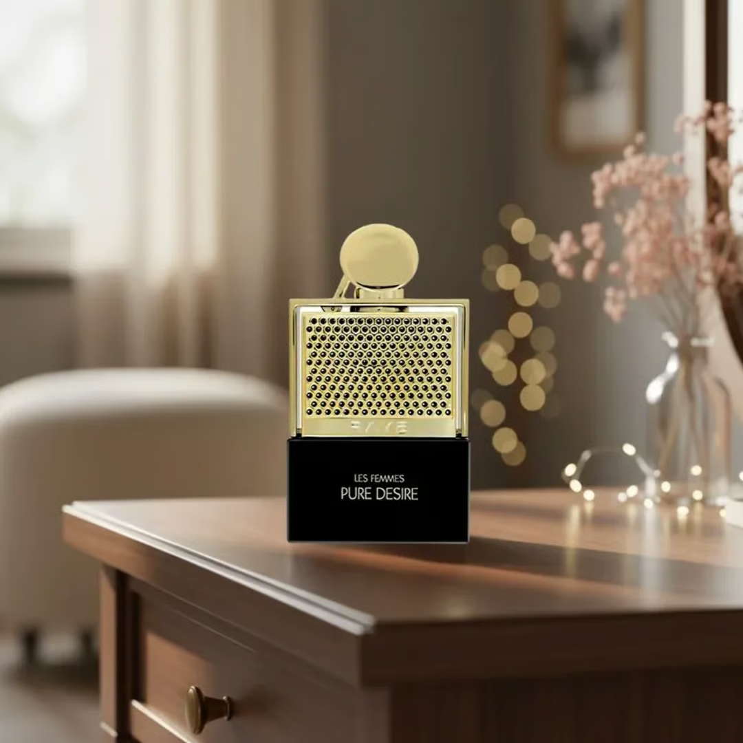 Pure Desire Gold Rave minyak wangi aroma Arabic amber strong tahan lama Malaysia