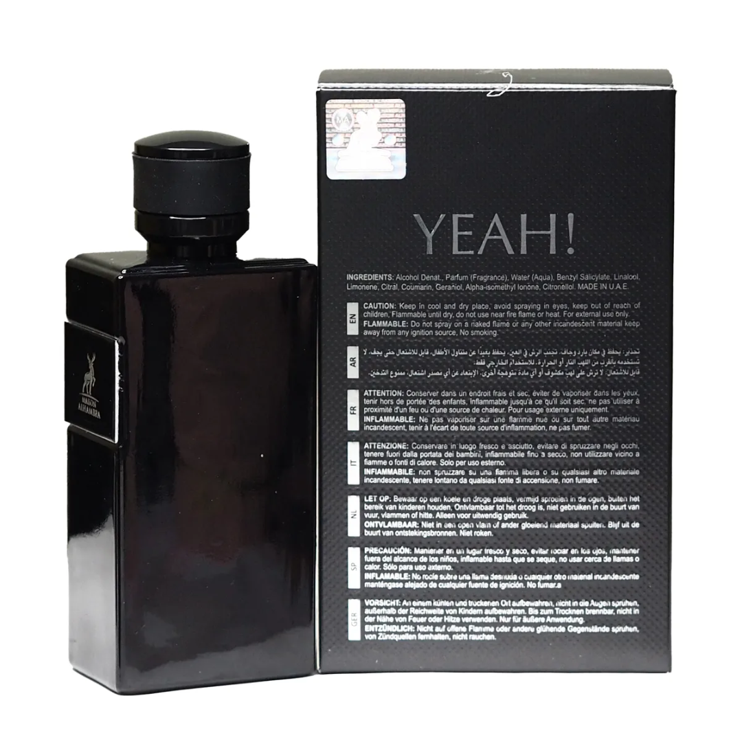 Yeah! Parfum Man by Maison Alhambra 100ml EDP
