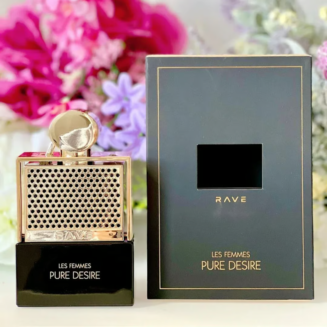 Pure Desire Gold Rave fragrance sweet amber spicy long lasting scent Malaysia
