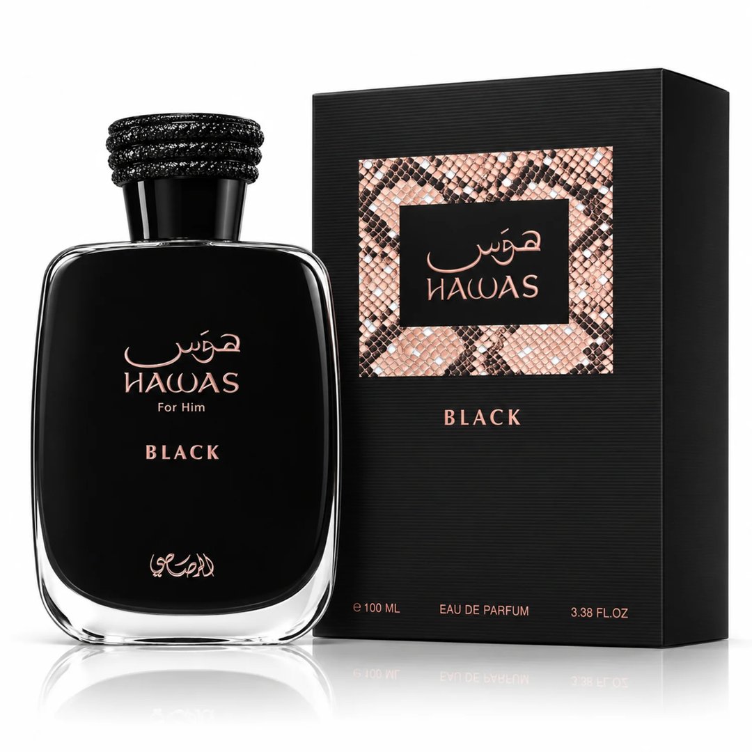 Rasasi Hawas Black For Him EDP 100ml – Fruity Chypre