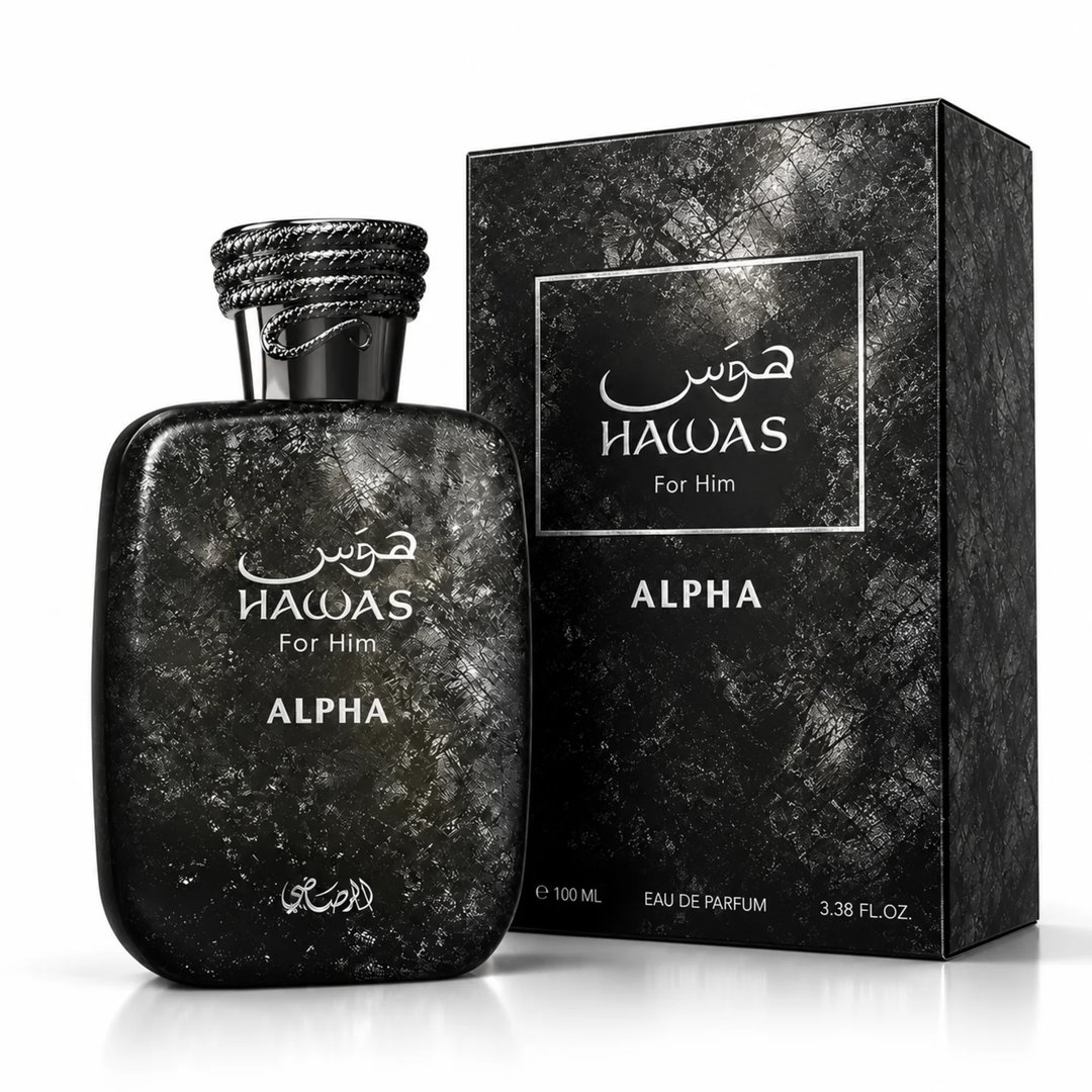 Rasasi Hawas For Him Alpha EDP 100ml – Leather & Citrus