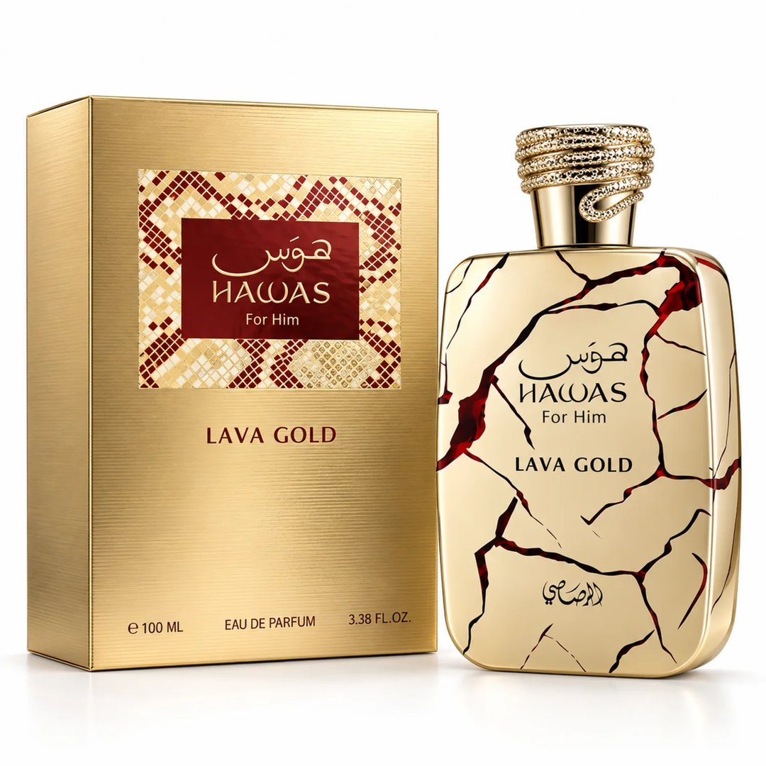 Rasasi Hawas Lava Gold EDP 100ml – Pineapple & Oud