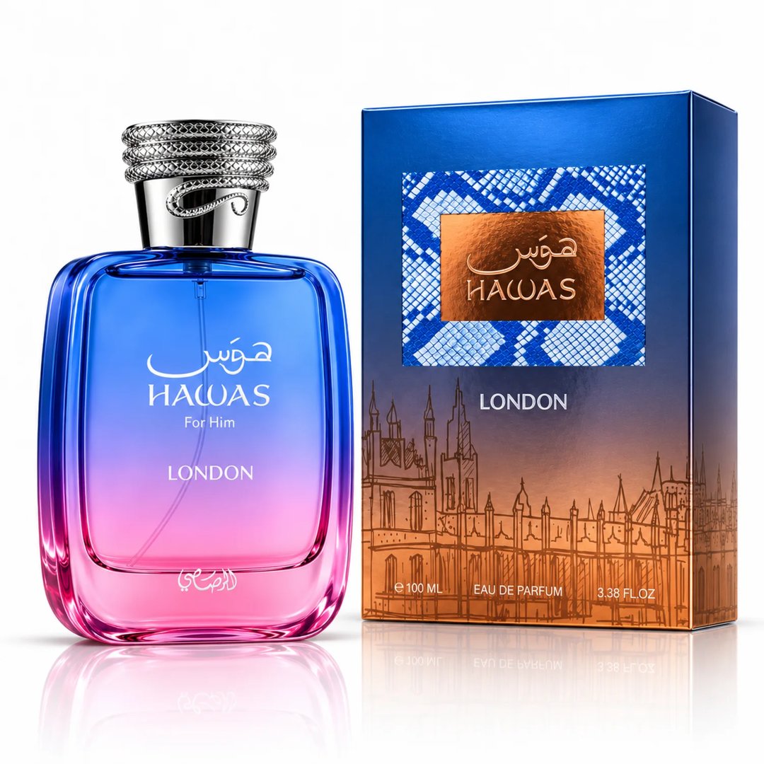 Rasasi Hawas London EDP 100ml – Pear & Rose Unisex