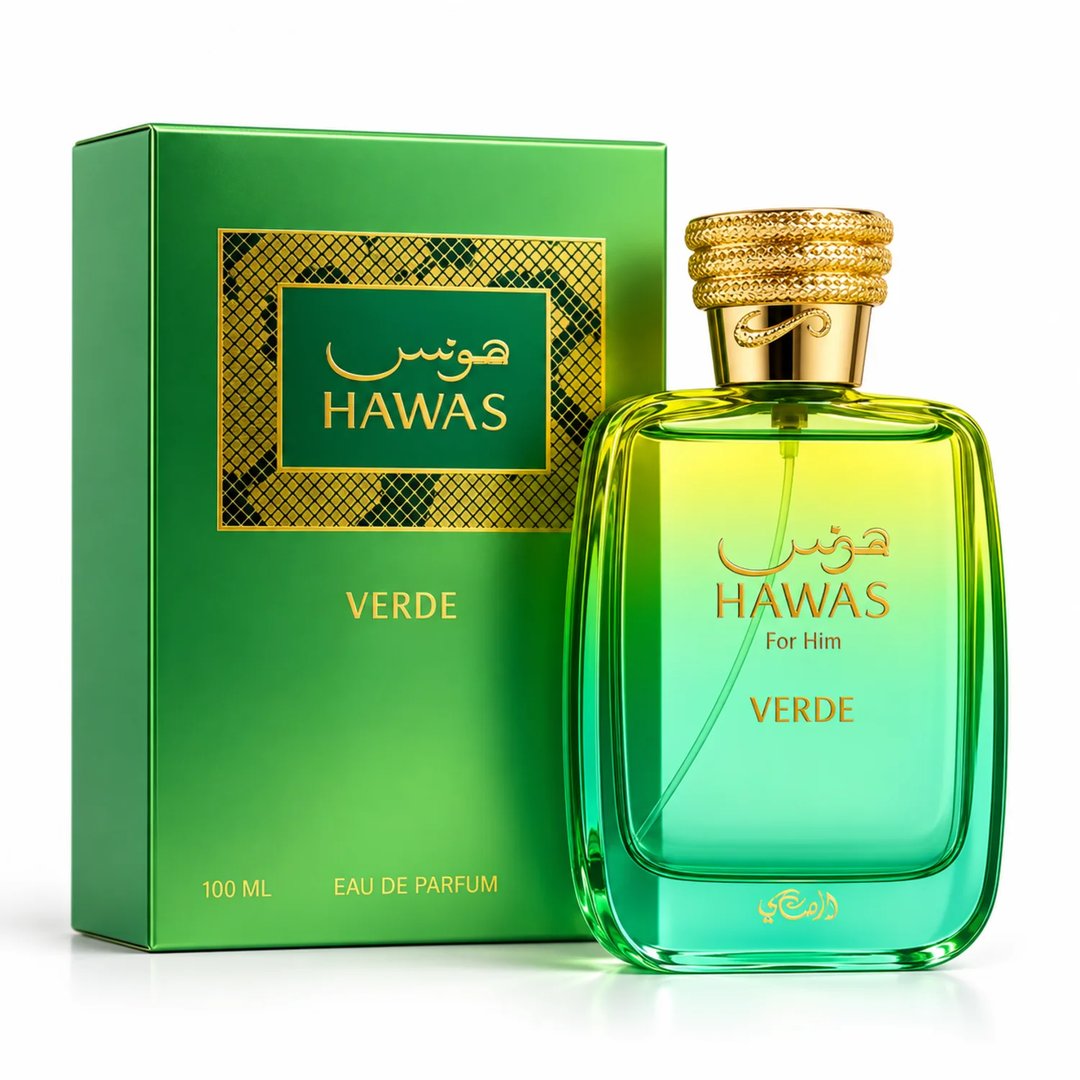 Rasasi Hawas Verde EDP 100ml – Fresh Citrus for Men