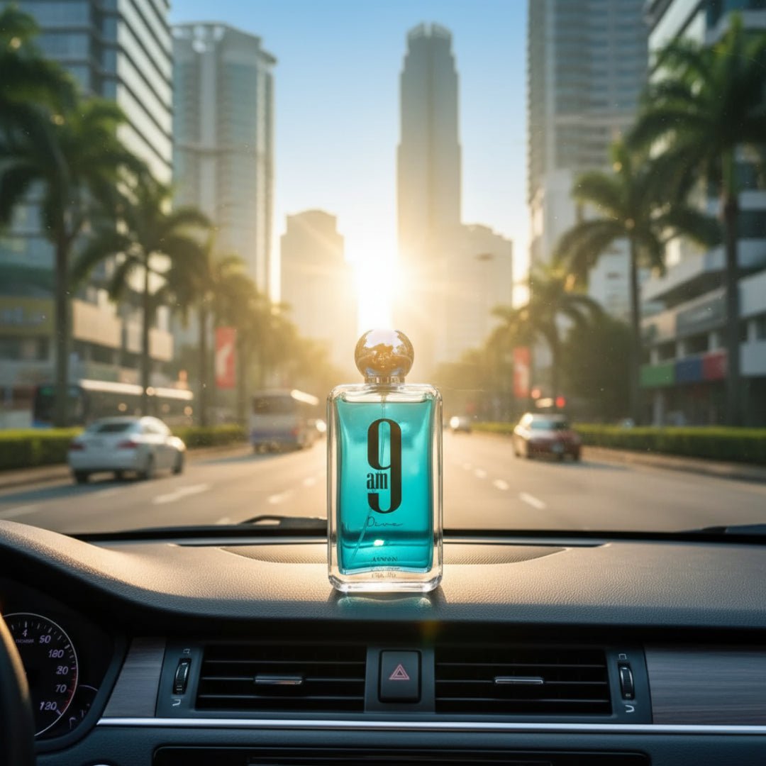 Afnan 9AM Dive atas dashboard kereta suasana pagi KL