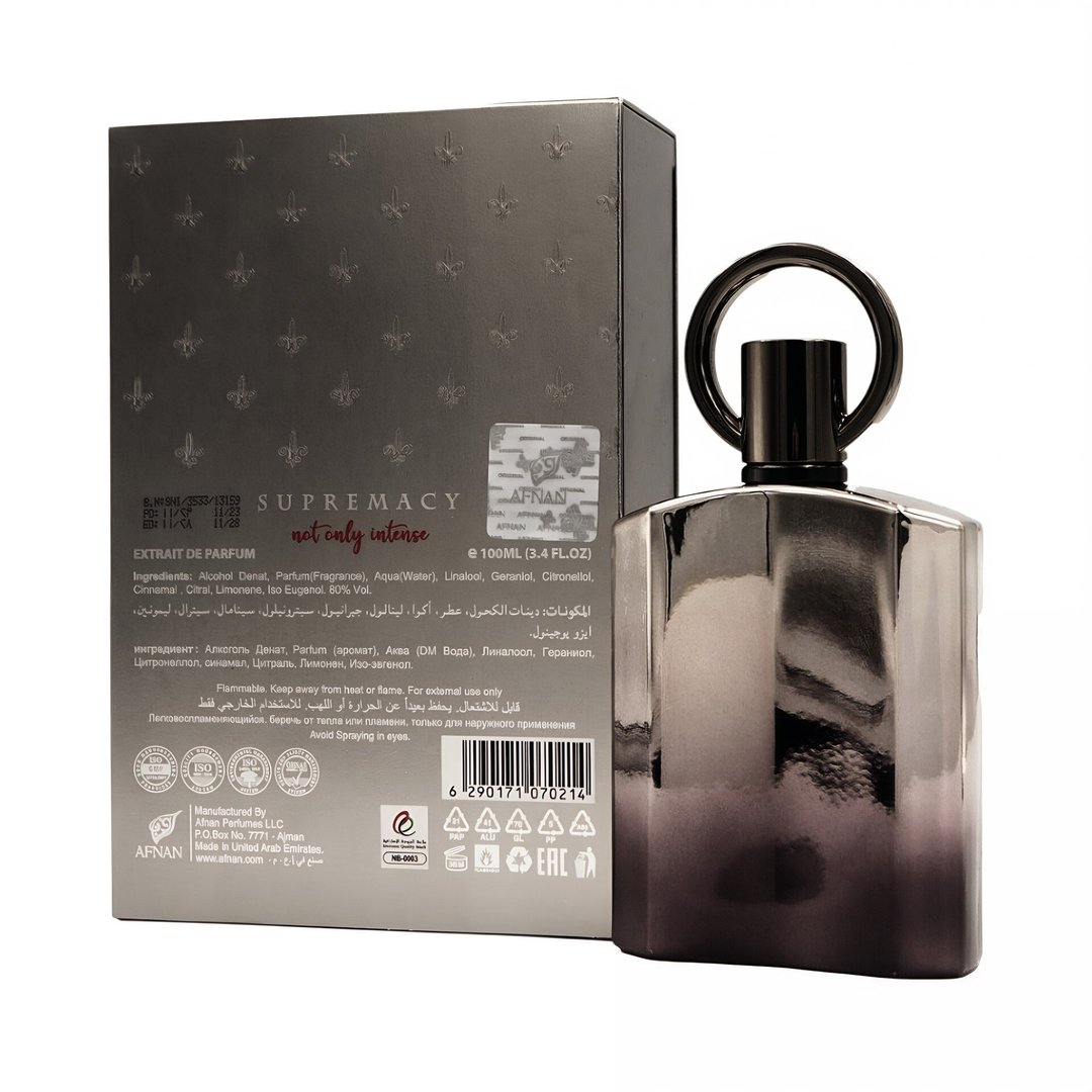 Afnan Supremacy Not Only Intense 100ml Extrait de Parfum For Men