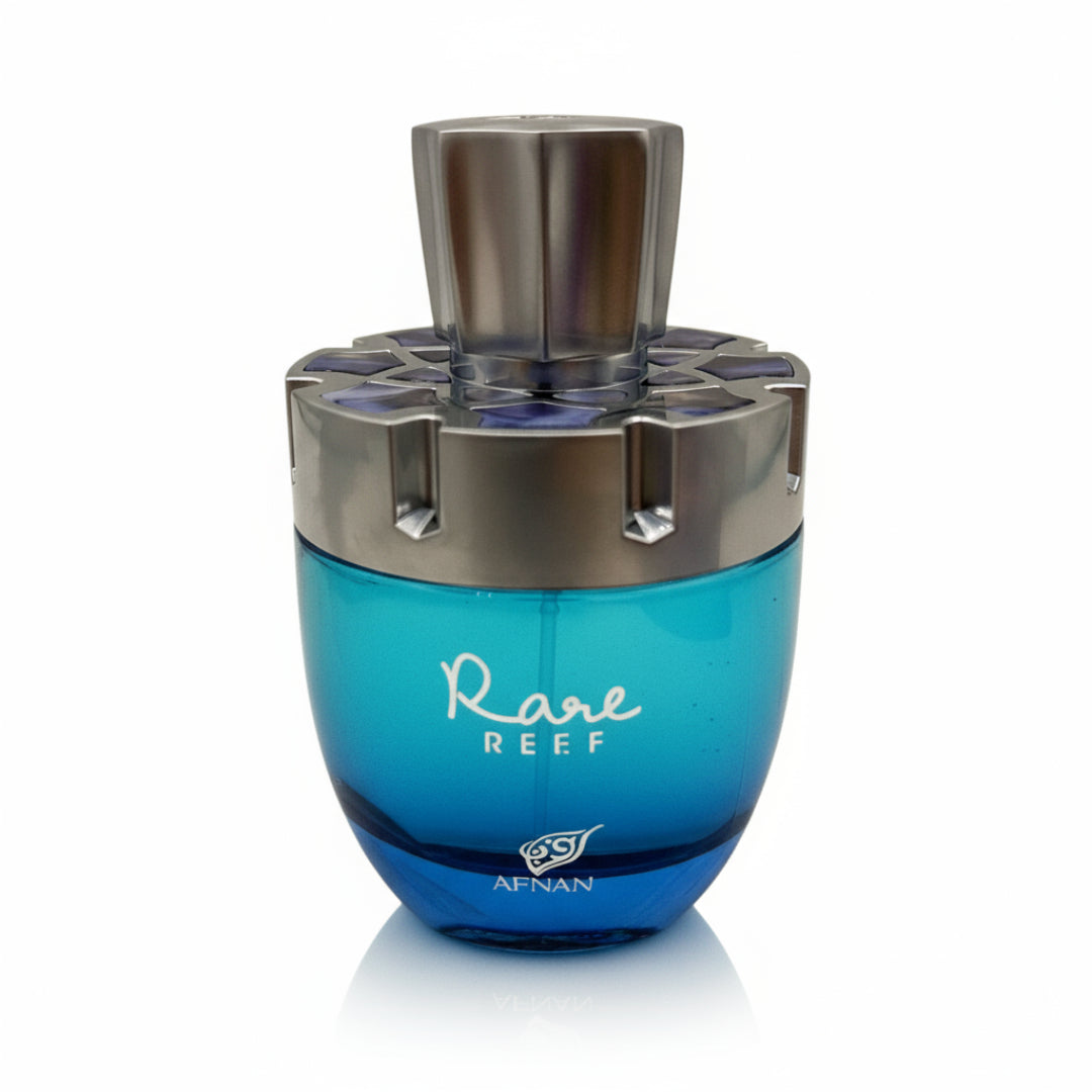 Kotak Rare Reef by Afnan perfume original lelaki vibe blue fresh sesuai hadiah boyfriend