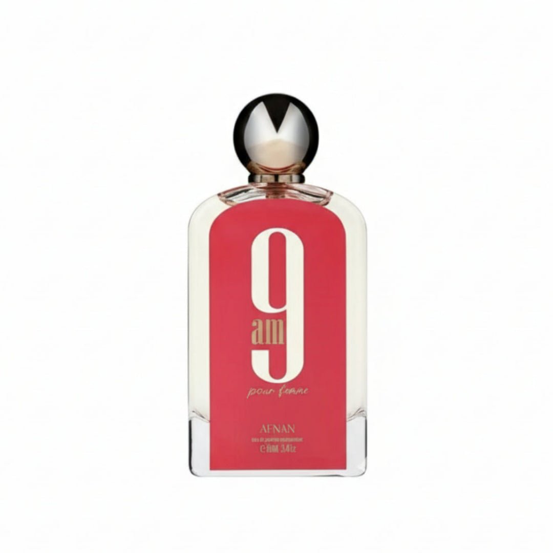 Perfume wanita 9 AM Pour Femme Afnan original Malaysia &ndash; minyak wangi citrus, pear &amp; jasmine