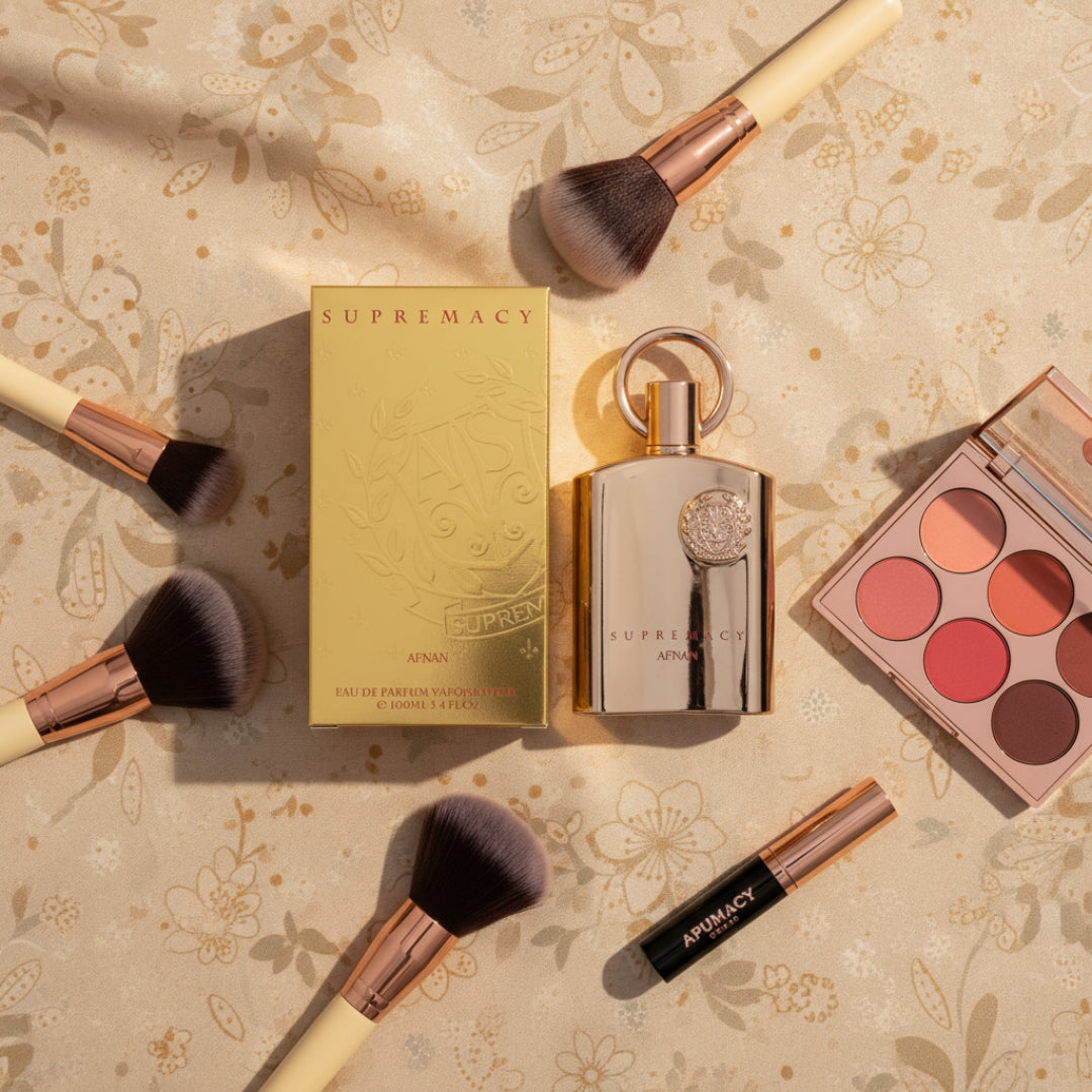 Supremacy Gold bersama makeup wanita Malaysia gaya lembut