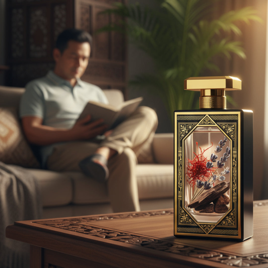 Al Wataniah Oud Mystery Intense perfume Malaysia &ndash; bau mewah dengan nota oud, amber &amp; musk