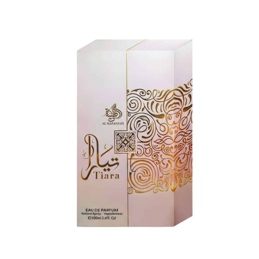 Tiara Pink 100ml Box &ndash; Al Wataniah Perfume for Women (Sweet Floral Fruity Pink Scent)