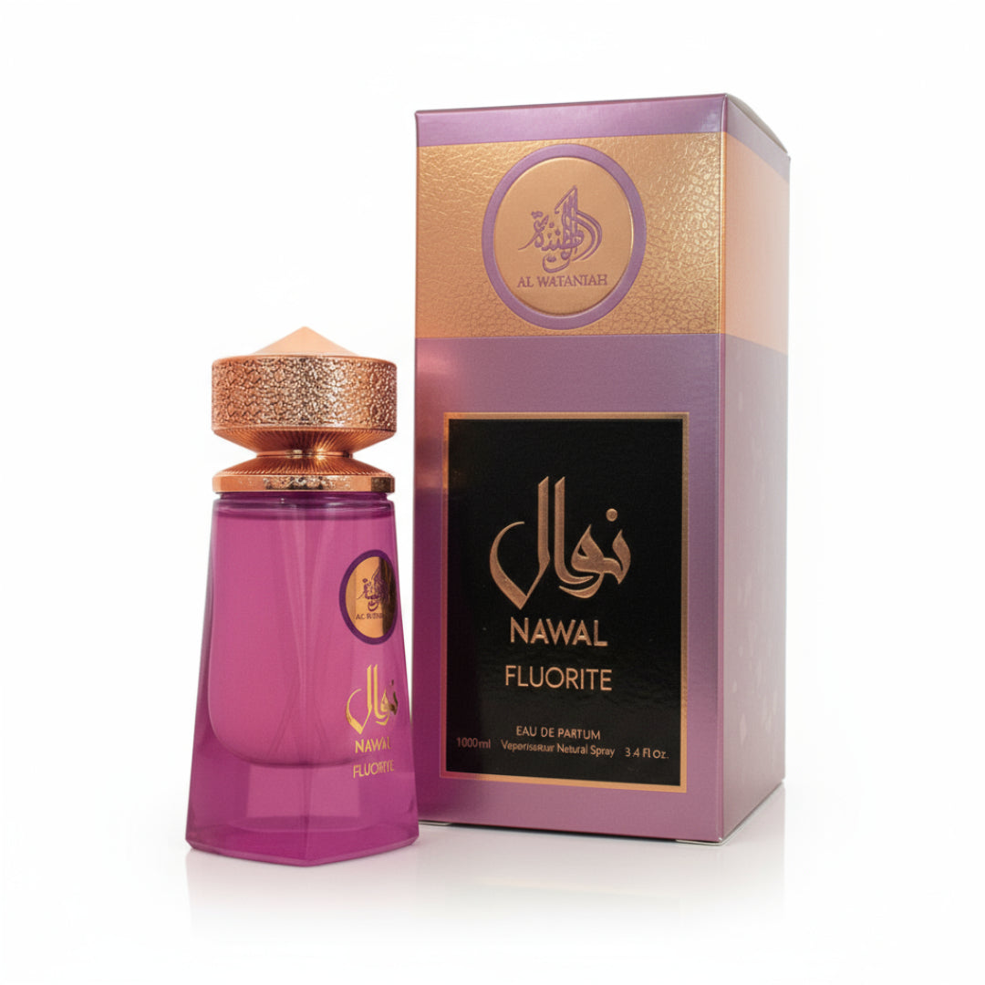 Nawal Fluorite perfume wanita aroma sweet musky clean sesuai daily wear Malaysia