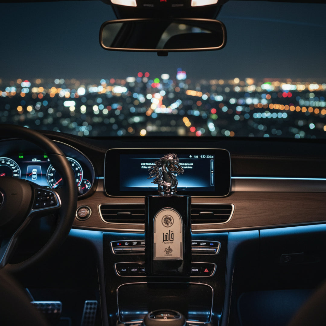 Qahir Man di dashboard kereta malam