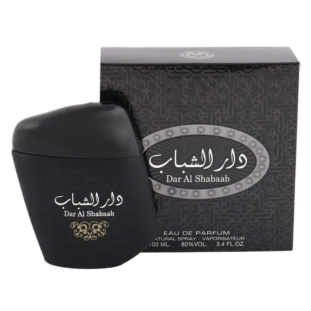 Dar Al Shabaab perfume lelaki bau warm amber woody sesuai daily wear Malaysia