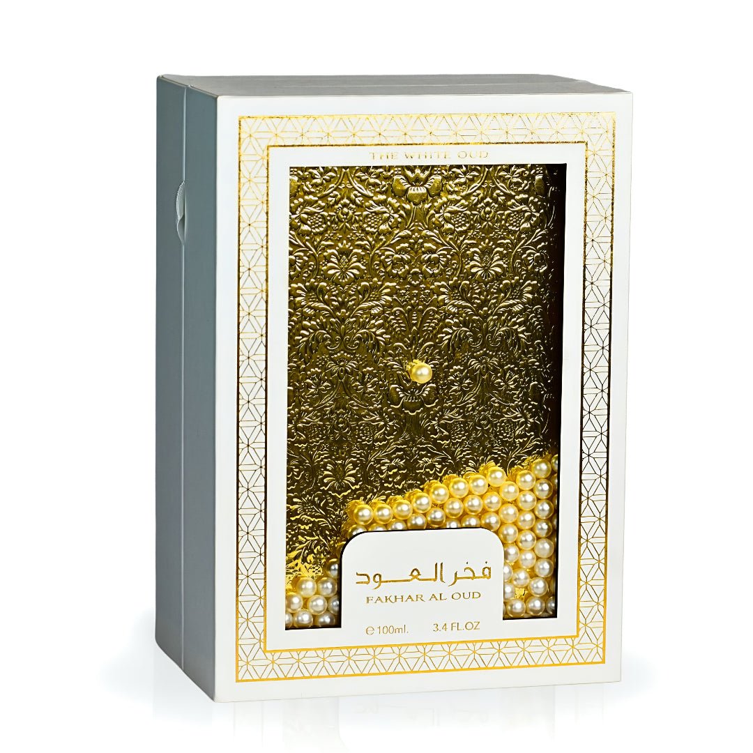 Fakhar Al Oud The White Oud Zaafaran perfume unisex tahan lama aroma creamy oud sesuai malam