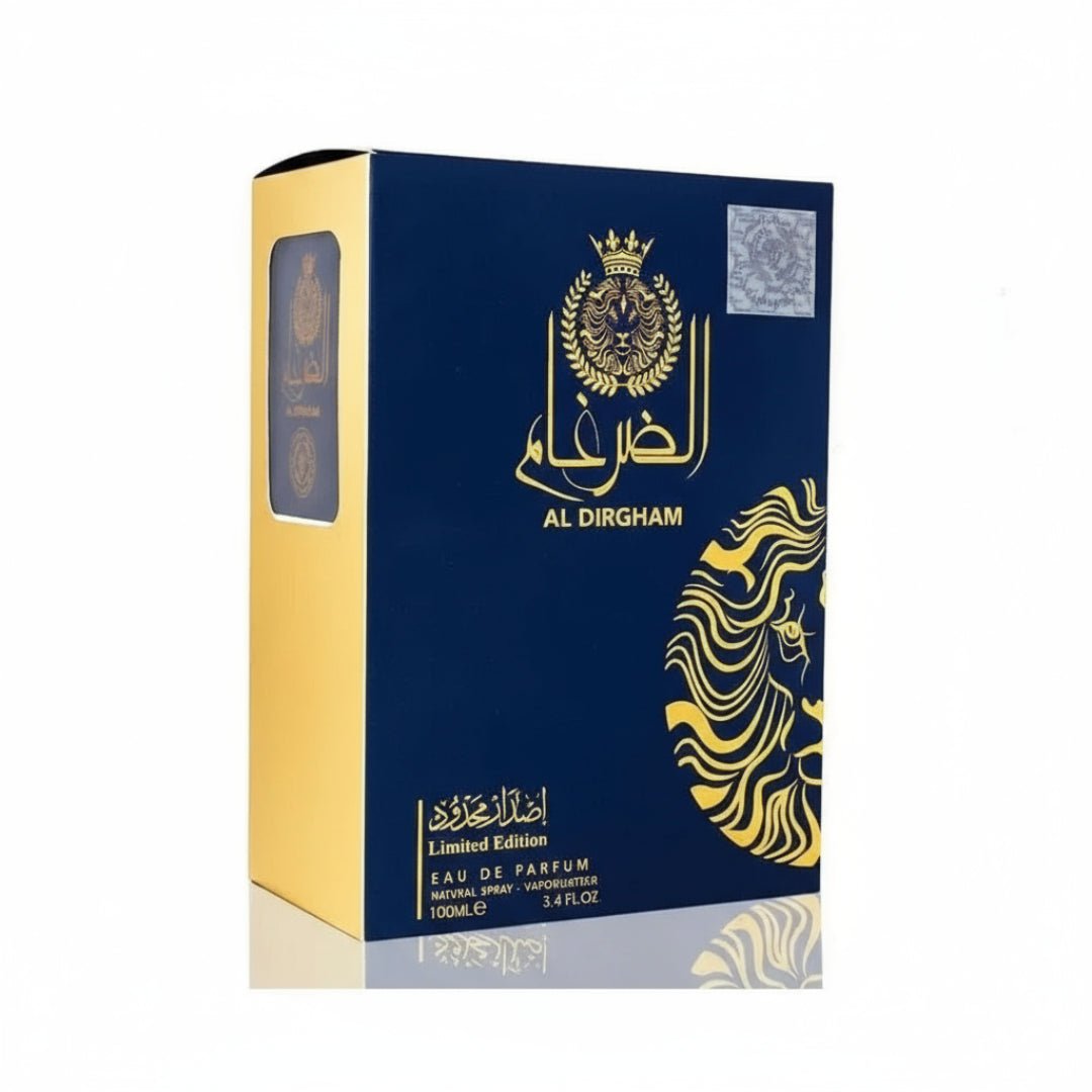Minyak wangi lelaki Al Dirgham &ndash; bau oud, amber &amp; musk yang kuat dan tahan lama