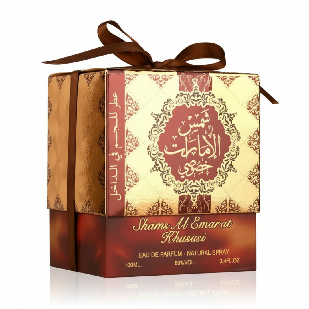 Shams Al Emarat Khususi perfume unisex aroma warm spicy sweet sesuai outing Malaysia
