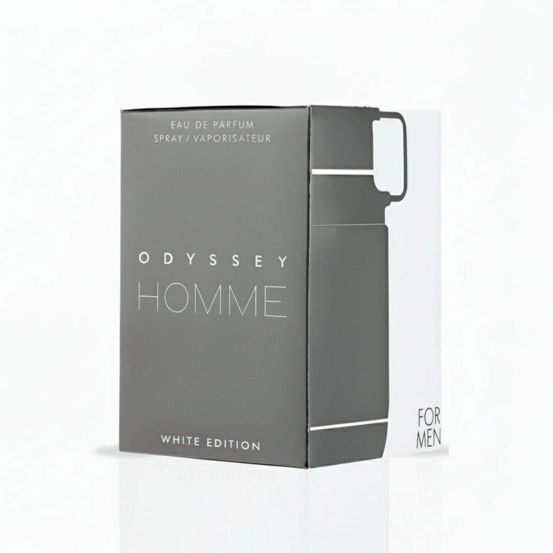 Minyak wangi lelaki Odyssey White &ndash; bau fresh clean masculine Malaysia