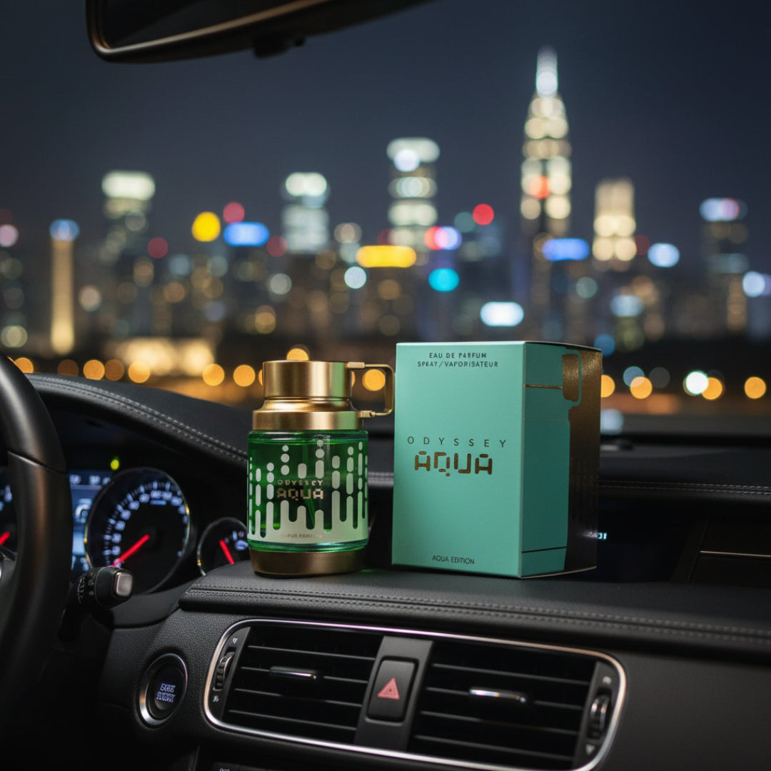 odyssey aqua perfume lelaki kereta malam kl lampu malaysia