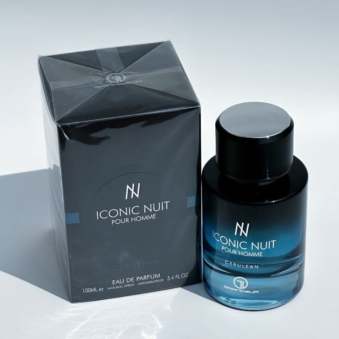 Iconic Nuit Pour Homme 100ml EDP for Men by Grandeur La Nuit de L'Homme Bleu Électrique