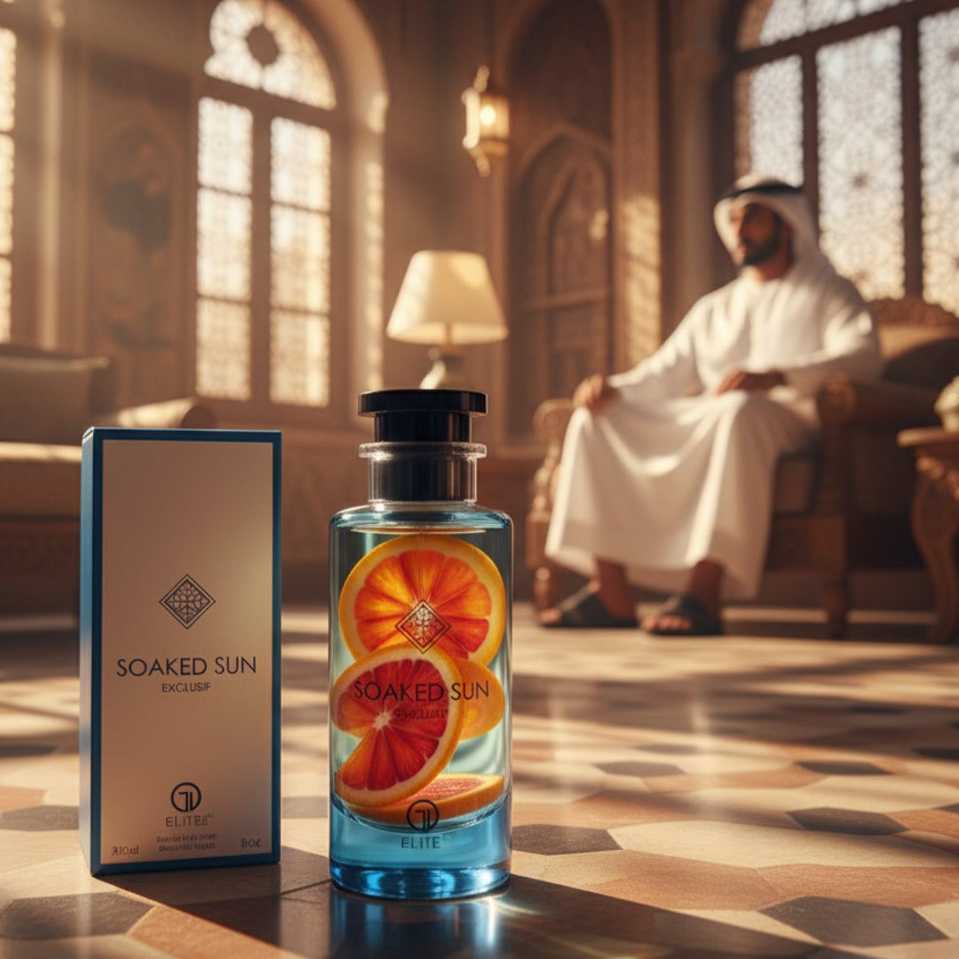 Minyak wangi Soaked Sun Exclusif by Grandeur Elite &ndash; bau manis, floral &amp; moden Malaysia
